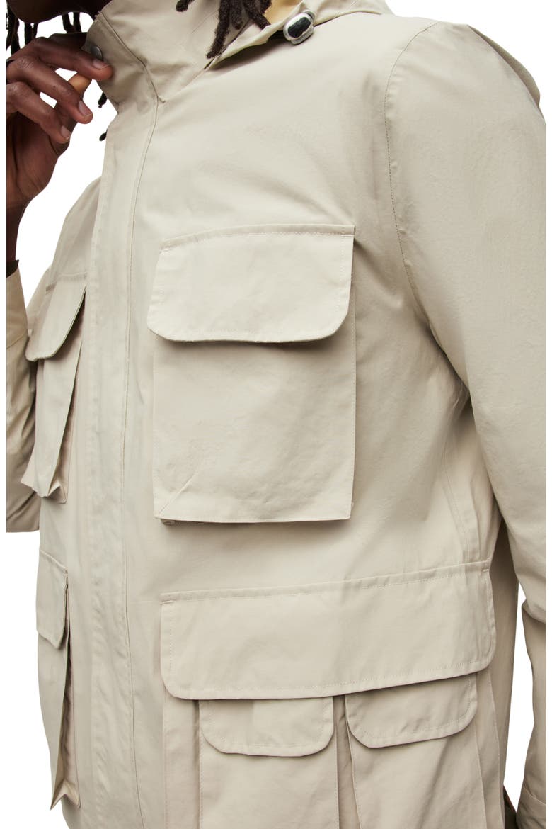 Maso Lightweight Tech Water Repellent Jacket, Alternate, color, STONE / BUTTERCREAM