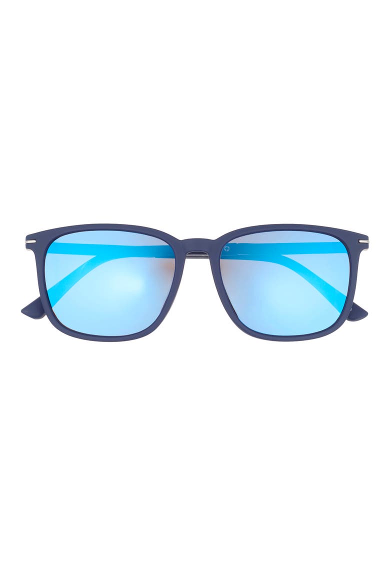 129mm Square Tip Sunglasses, Main, color, BLUE