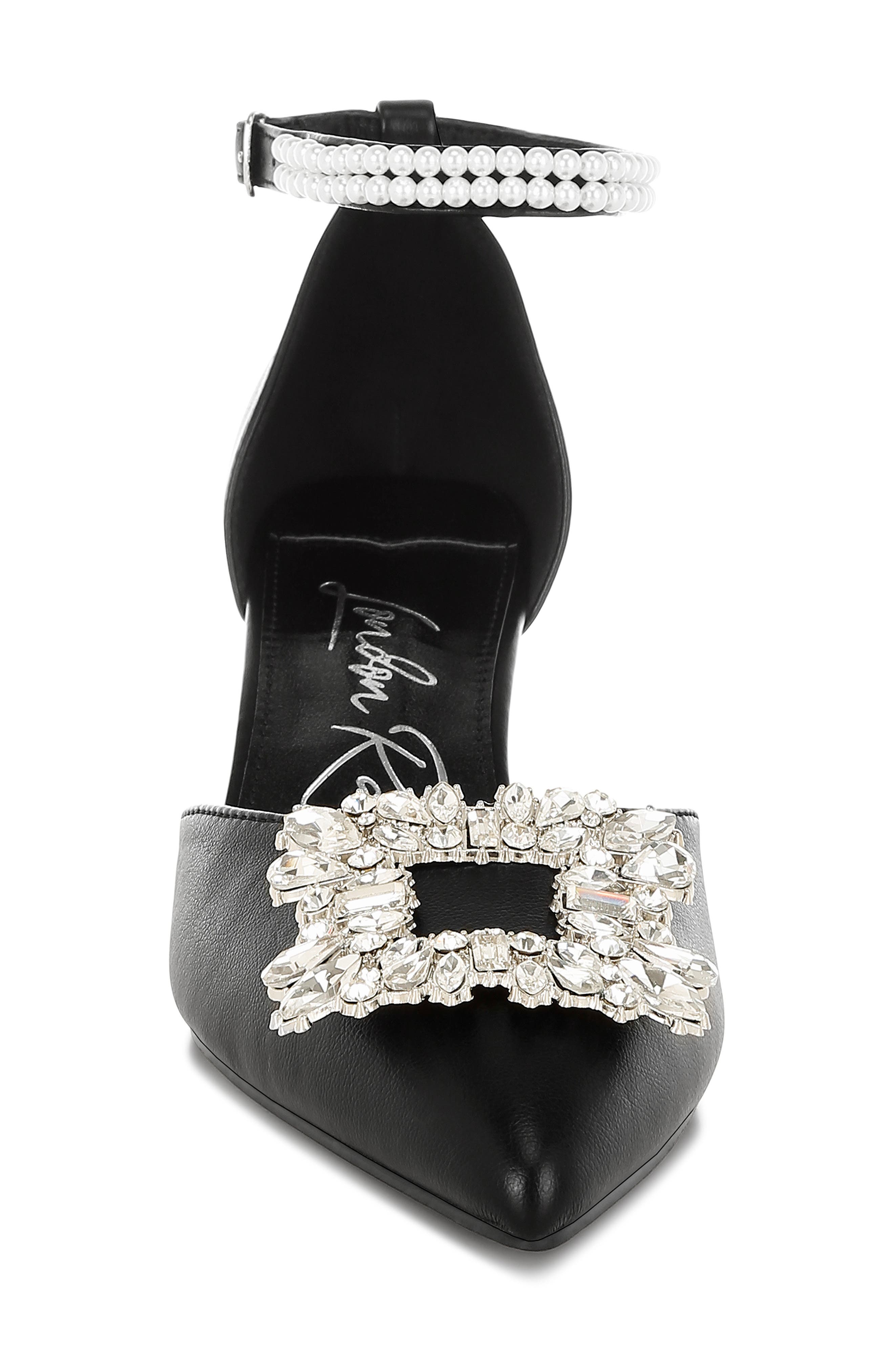 LONDON RAG Onkana Kitten Heel Sandal, Alternate, color, Black