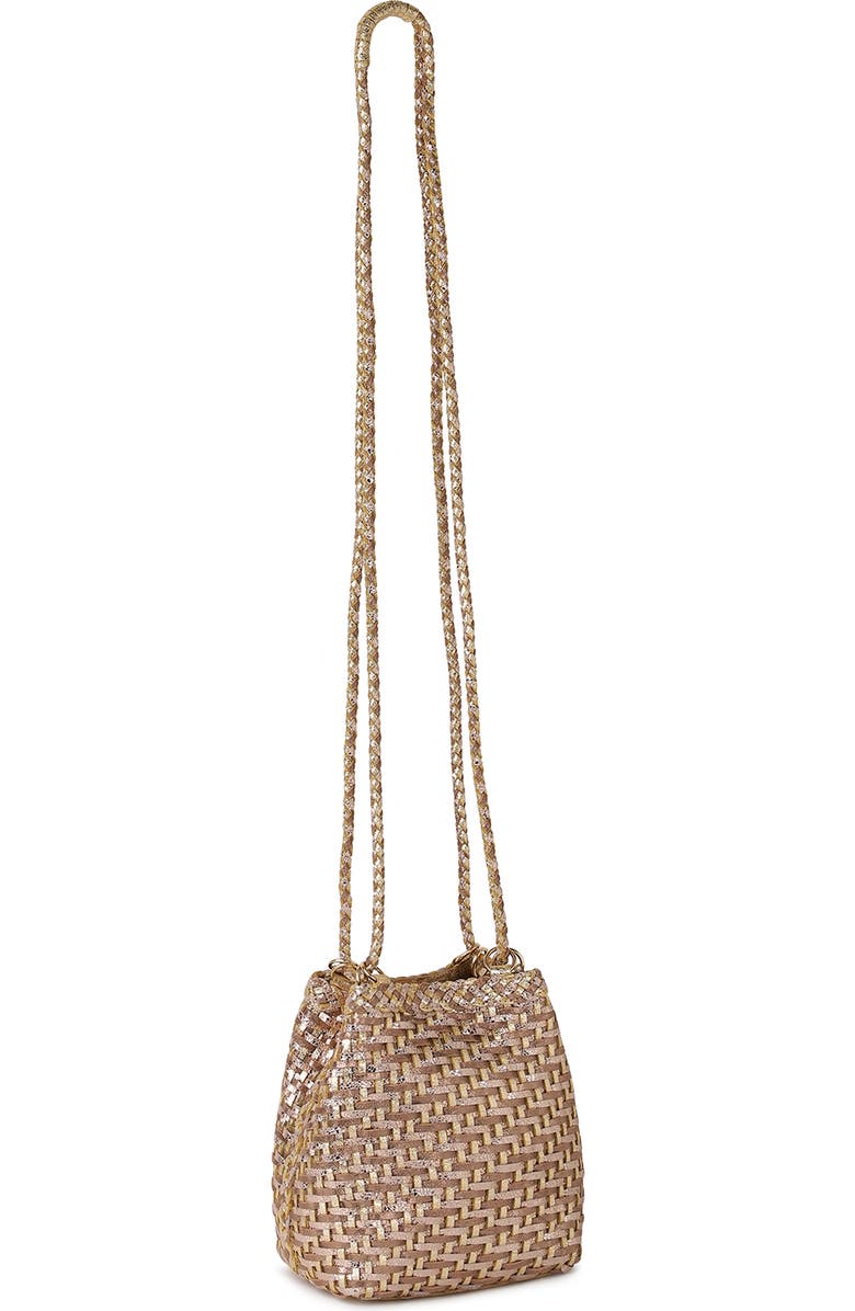 Rafe New York Annick Small Bucket Crossbody, Alternate, color, Gold Multi