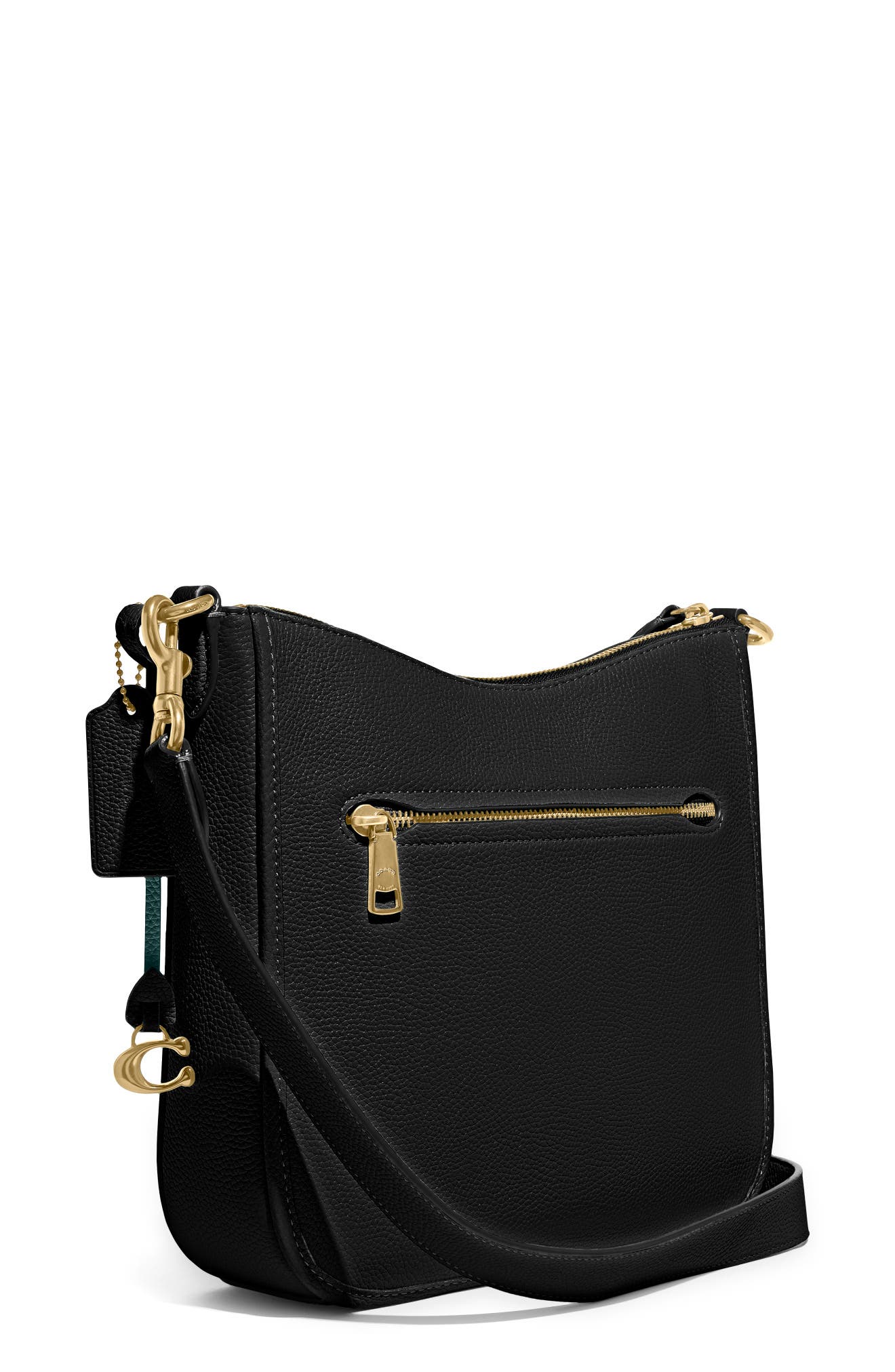 COACH Chaise Pebbled Leather Crossbody Bag, Alternate, color, 