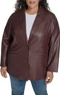 Levi's® Faux Leather Blazer
