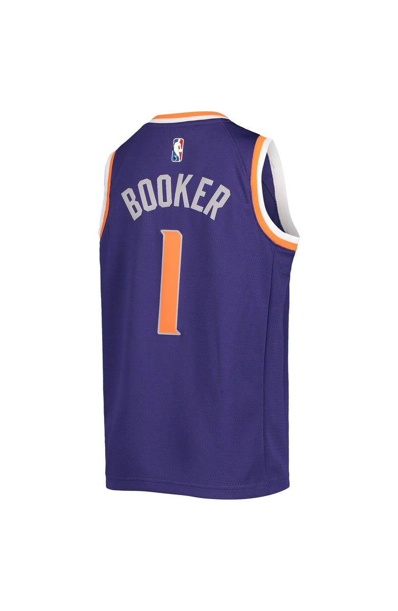 Nike Youth Nike Devin Booker Purple Phoenix Suns 2021/22 Diamond Swingman Jersey - Icon Edition, Alternate, color,
