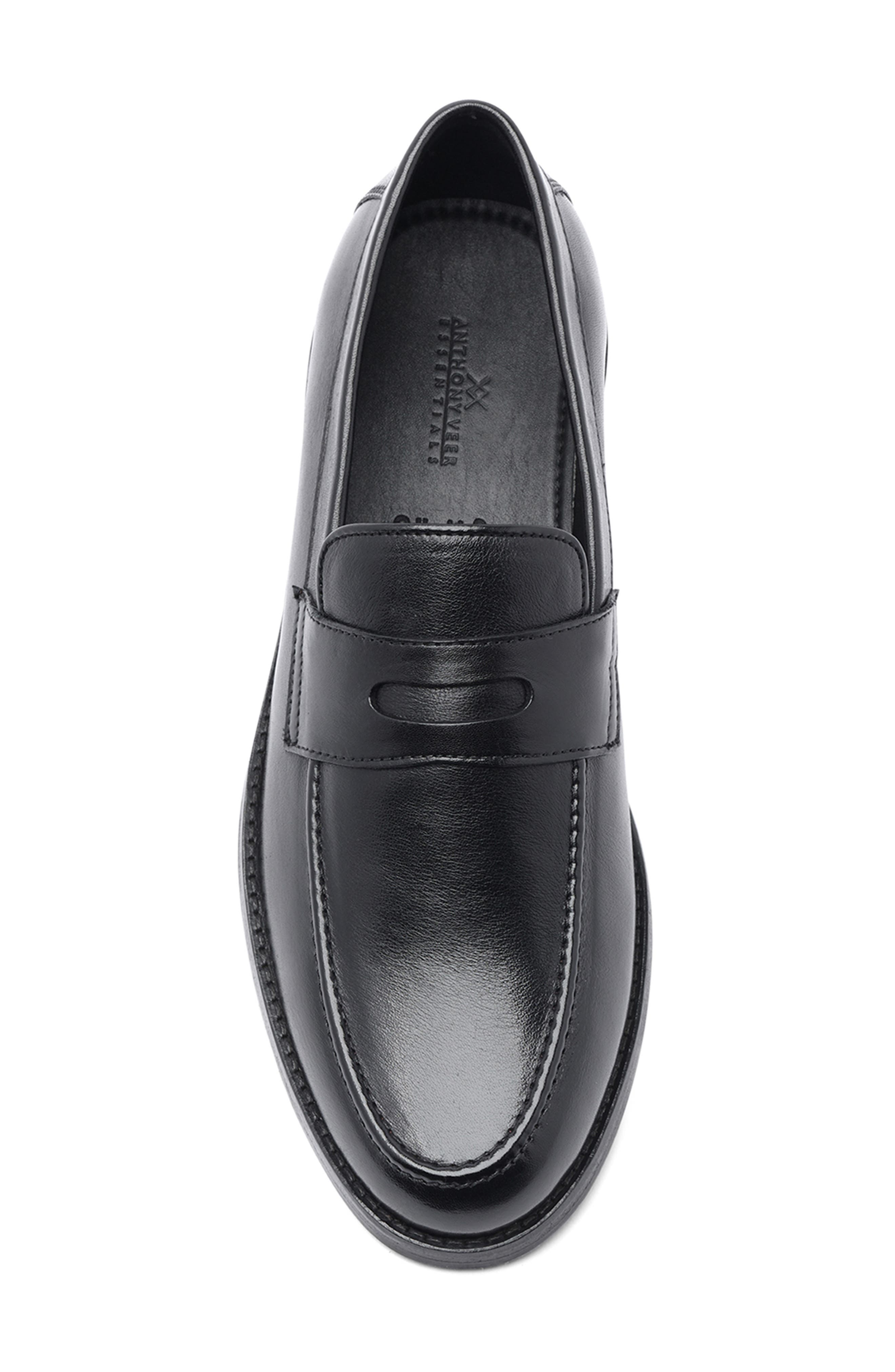 Anthony Veer Sherman Penny Loafer, Alternate, color, Black