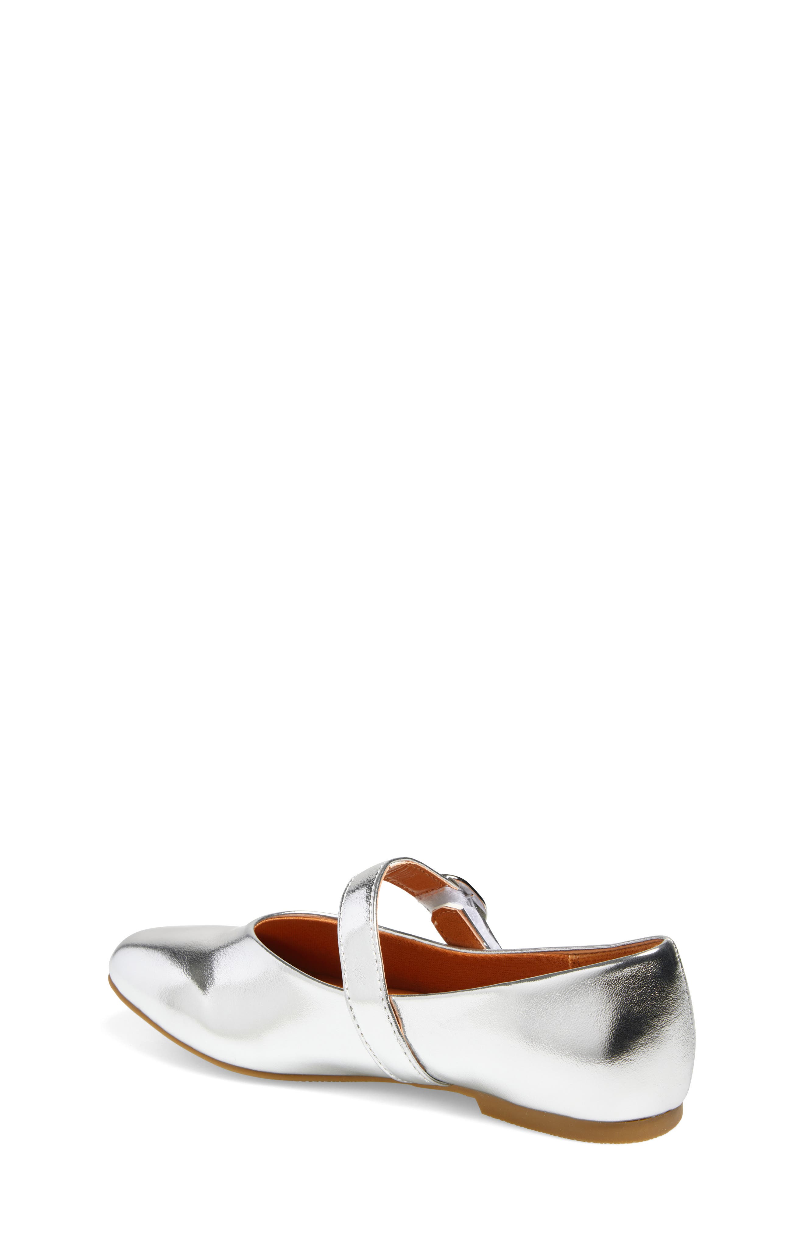 Bubby Mary Jane Flat, Alternate, color, SILVER METALLIC