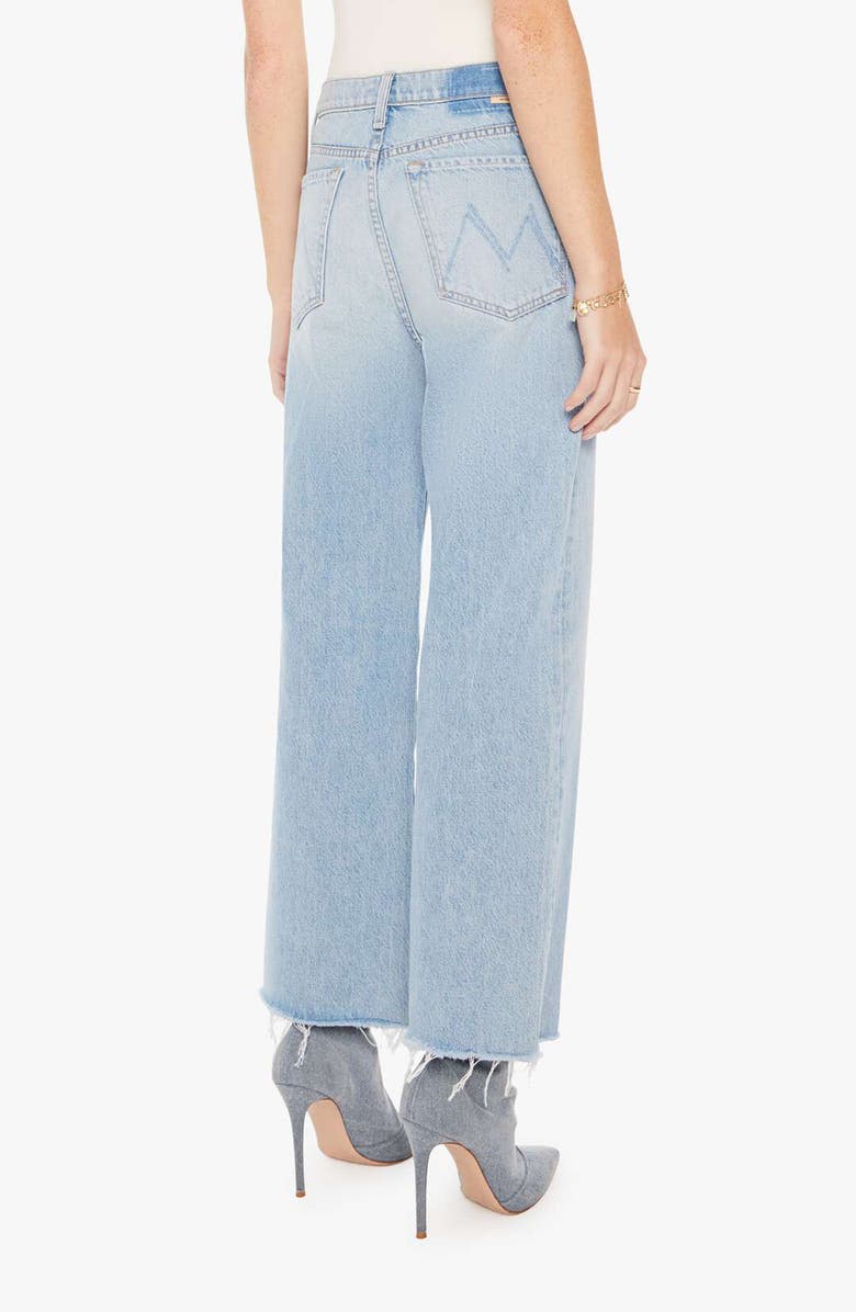 MOTHER The Rambler Raw Hem Ankle Straight Leg Jeans, Alternate, color,
