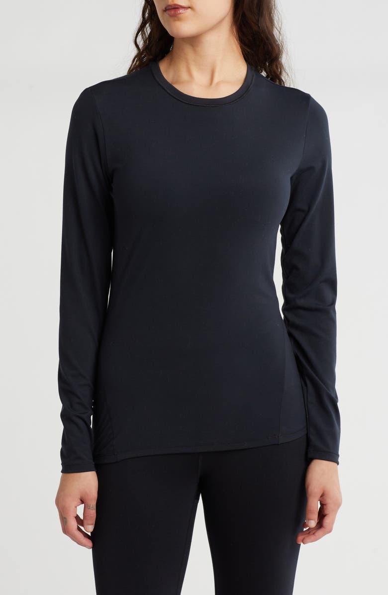 YOGALICIOUS Zenly Zena Fitted Long Sleeve Top, Main, color, 