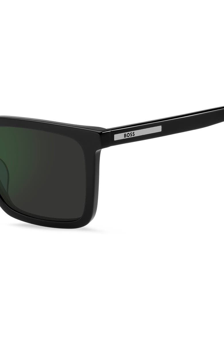BOSS 55mm Sunglasses, Alternate, color, Black