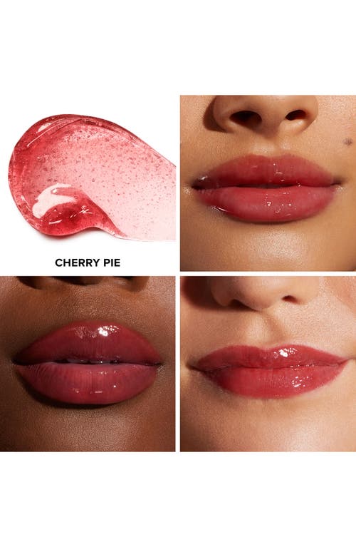 Too Faced Kissing Jelly Non-sticky Lip Oil Gloss Cherry Cheesecake 0.15 oz / 4 ml In Cherry Pie