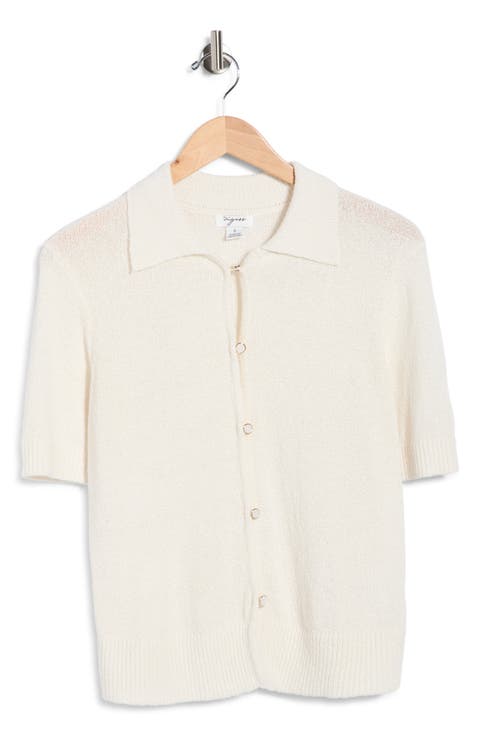 Slub Collared Sweater