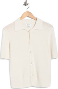 Vigoss Slub Collared Sweater