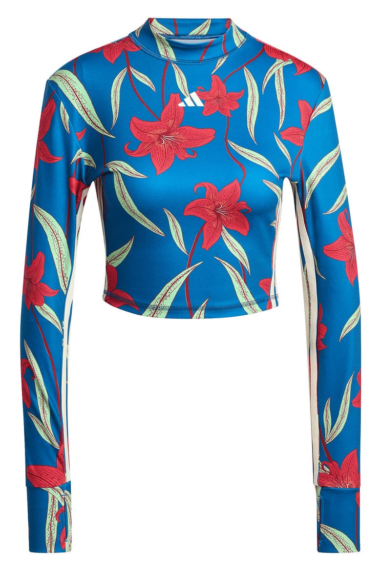 x FARM RIO Long Sleeve Training Top, Alternate, color, MARINE/ TACTILE RED/ WHITE