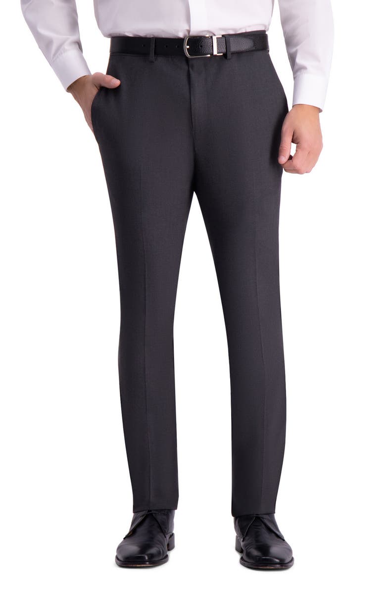 Kenneth Cole Reaction Skinny Fit Stretch Weave Dress Pants, Main, color, 