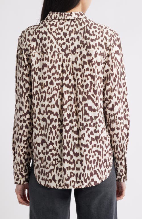 Rails Josephine Jaguar Print Button-up Shirt In Animal Print