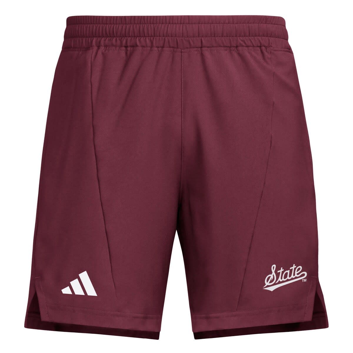Men's adidas Maroon Mississippi State Bulldogs Program Woven Training ...