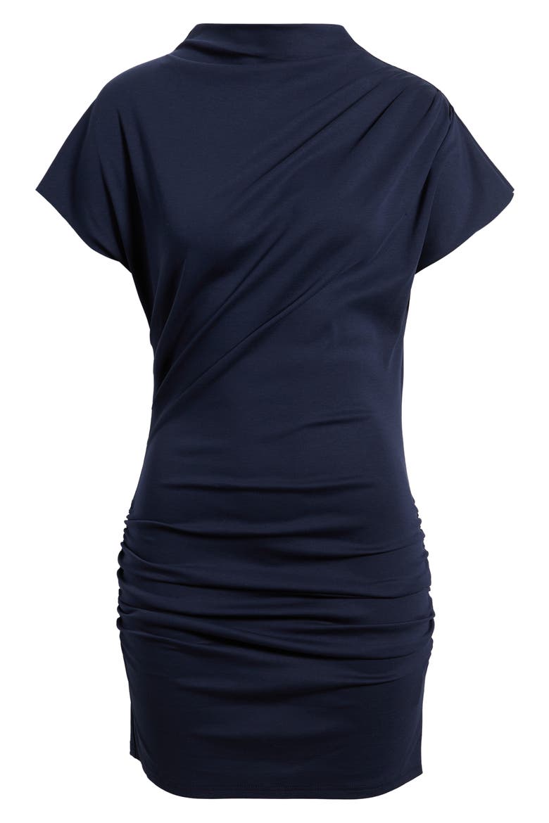 Archer Pleated Minidress, Alternate, color, NAVY