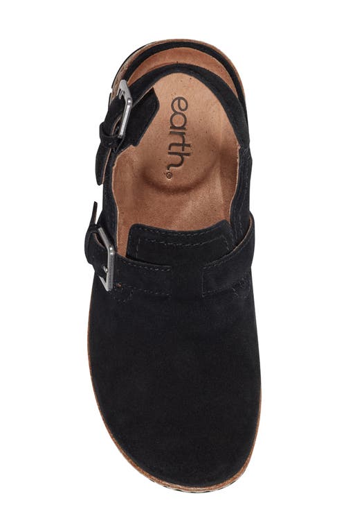 Earth Wide Width Elmonte Clog In Black