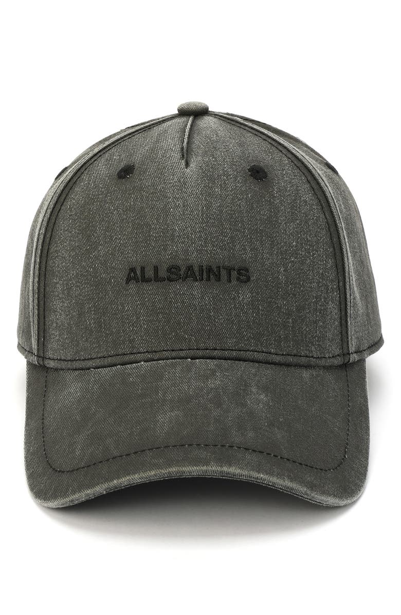 AllSaints Embroidered Logo Baseball Cap, Alternate, color,