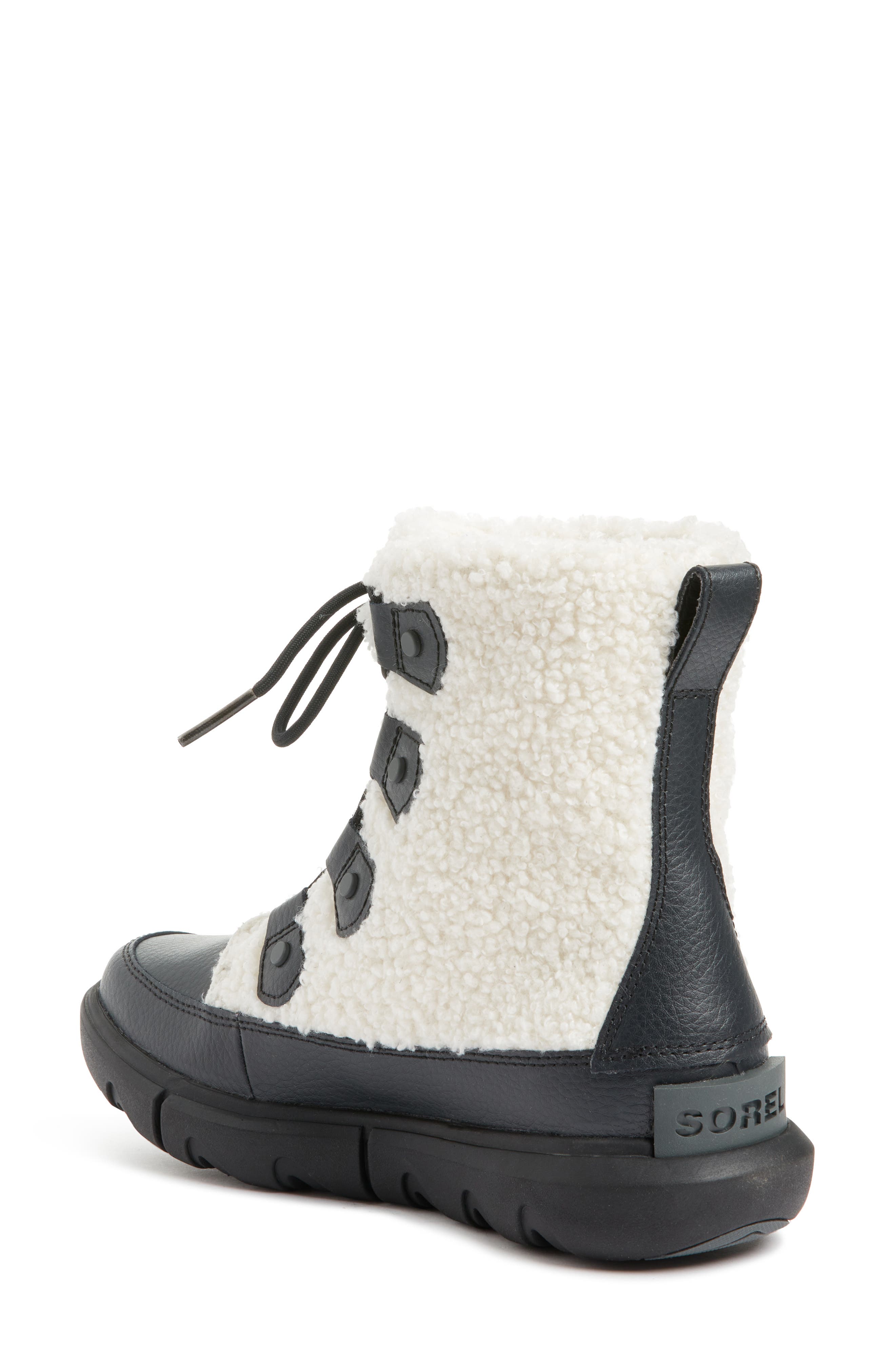 Explorer II Joan Insulated Lace-Up Boot, Alternate, color, BLACK SEA SALT