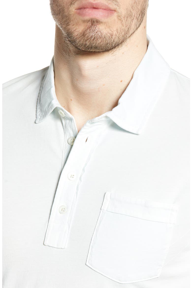 Pensacola Slim Fit Garment Dye Polo, Alternate, color, PALE BLUE