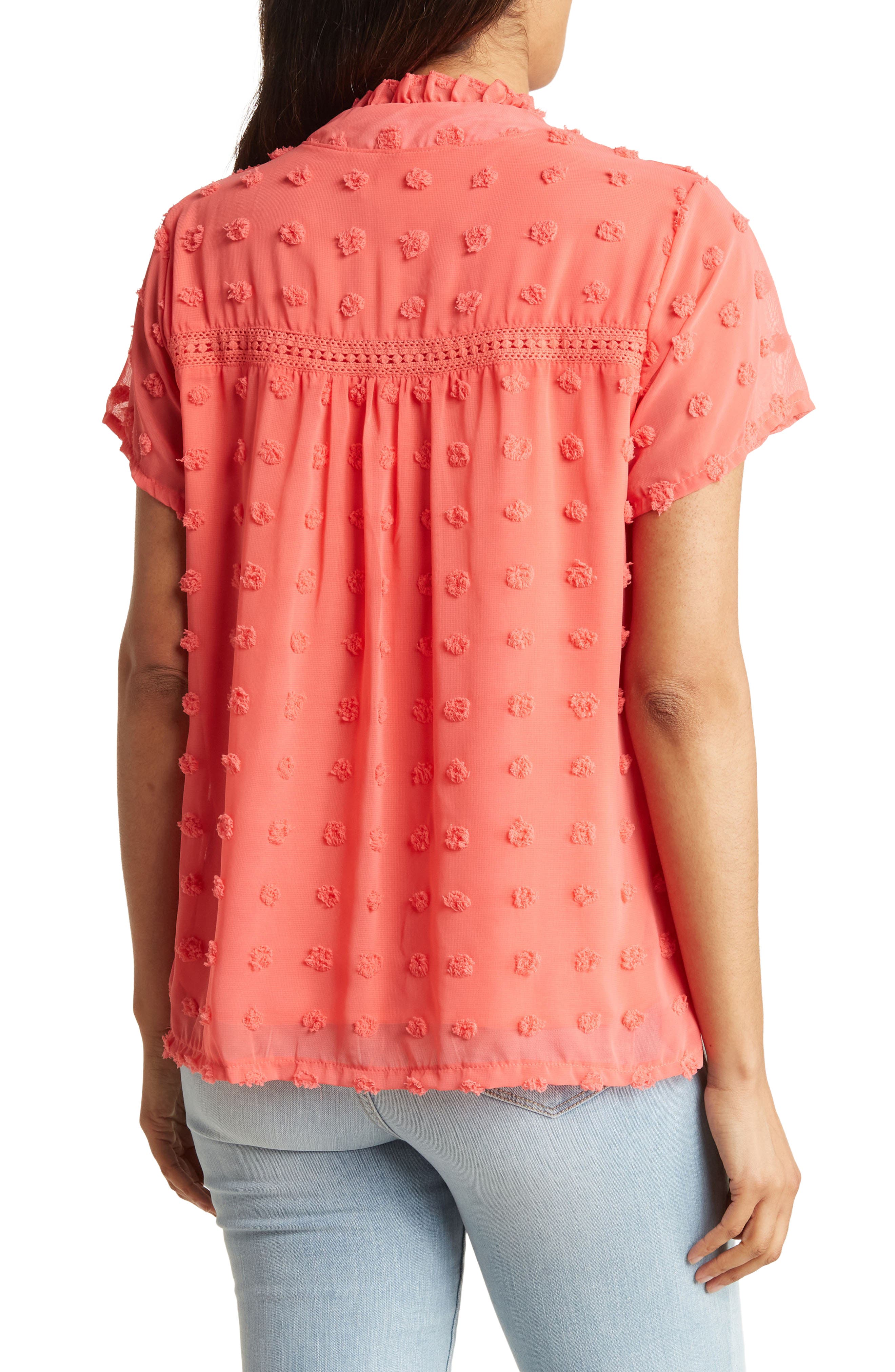 Crochet Clip Dot Blouse - image 4
