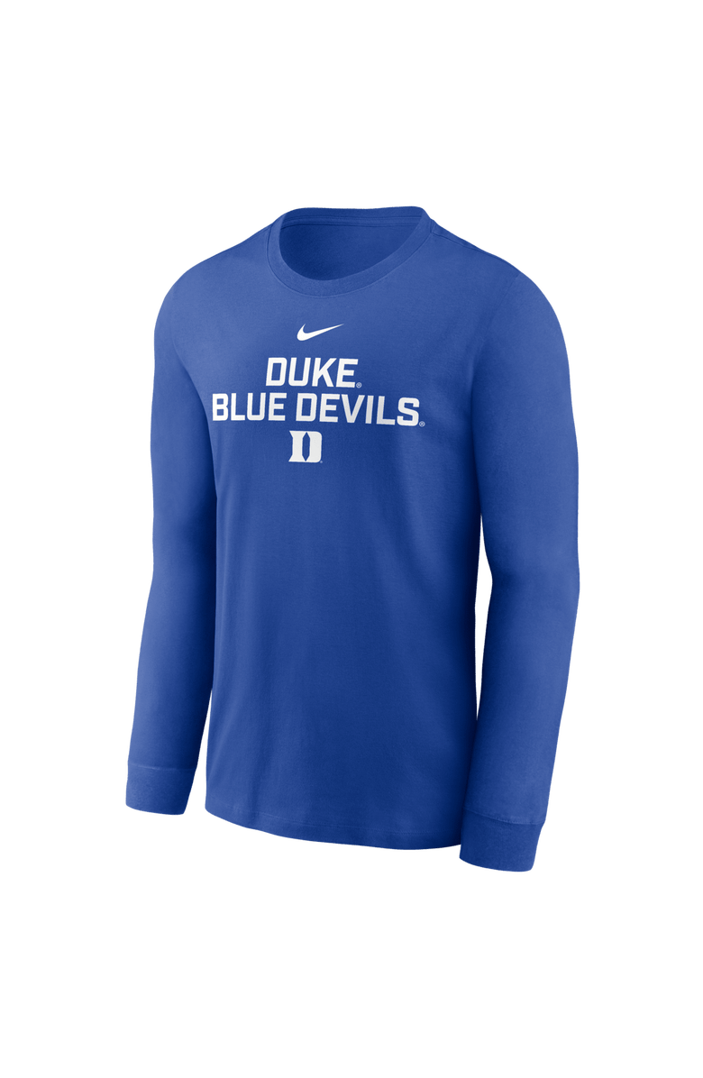 Nike Men's Nike Royal Duke Blue Devils 2025 Sideline Performance Long Sleeve T-Shirt, Alternate, color, 