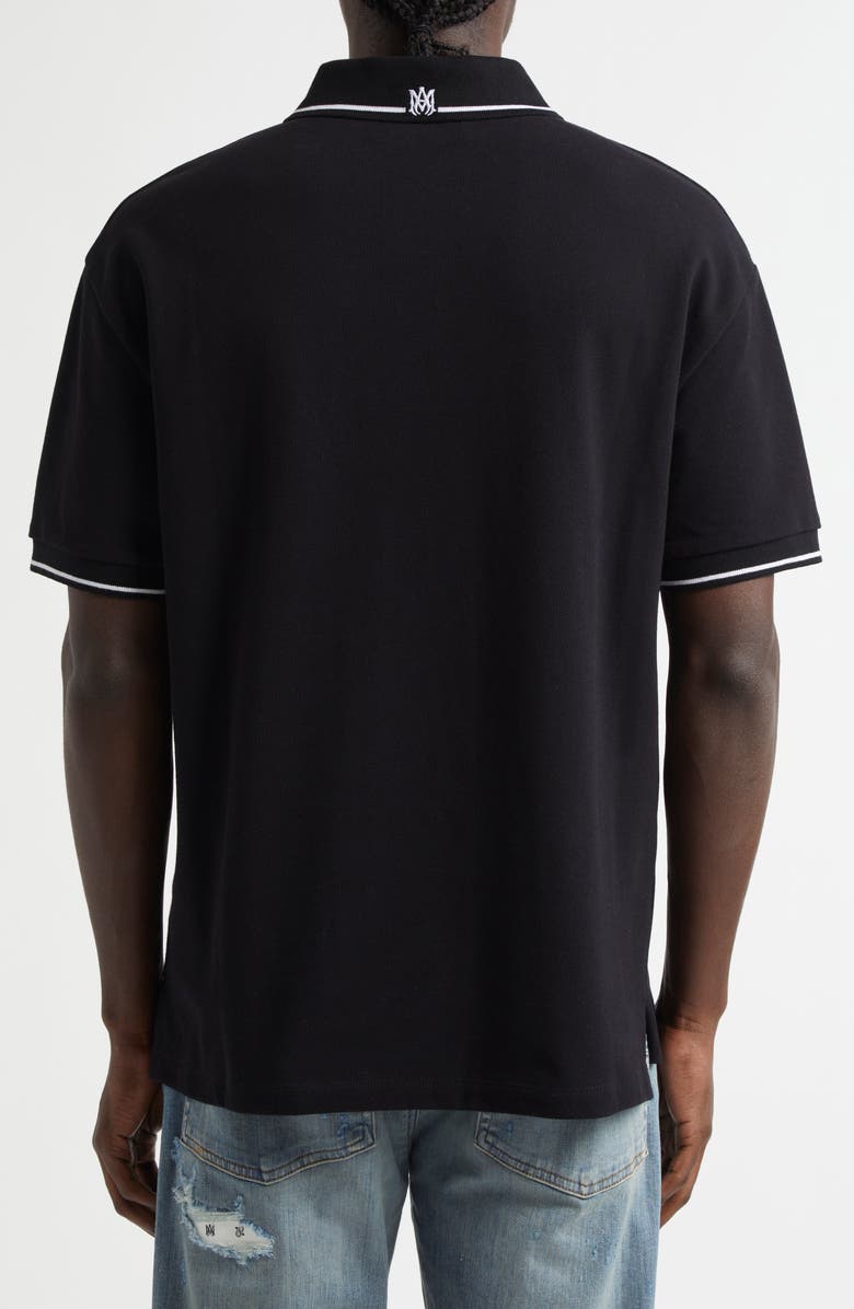 AMIRI MA Core Logo Polo, Alternate, color, Black