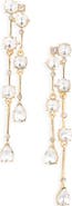 NORDSTROM RACK CZ Linear Drop Earrings