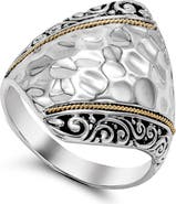 SAMUEL B. Hammered Ring