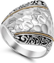 SAMUEL B. Hammered Ring