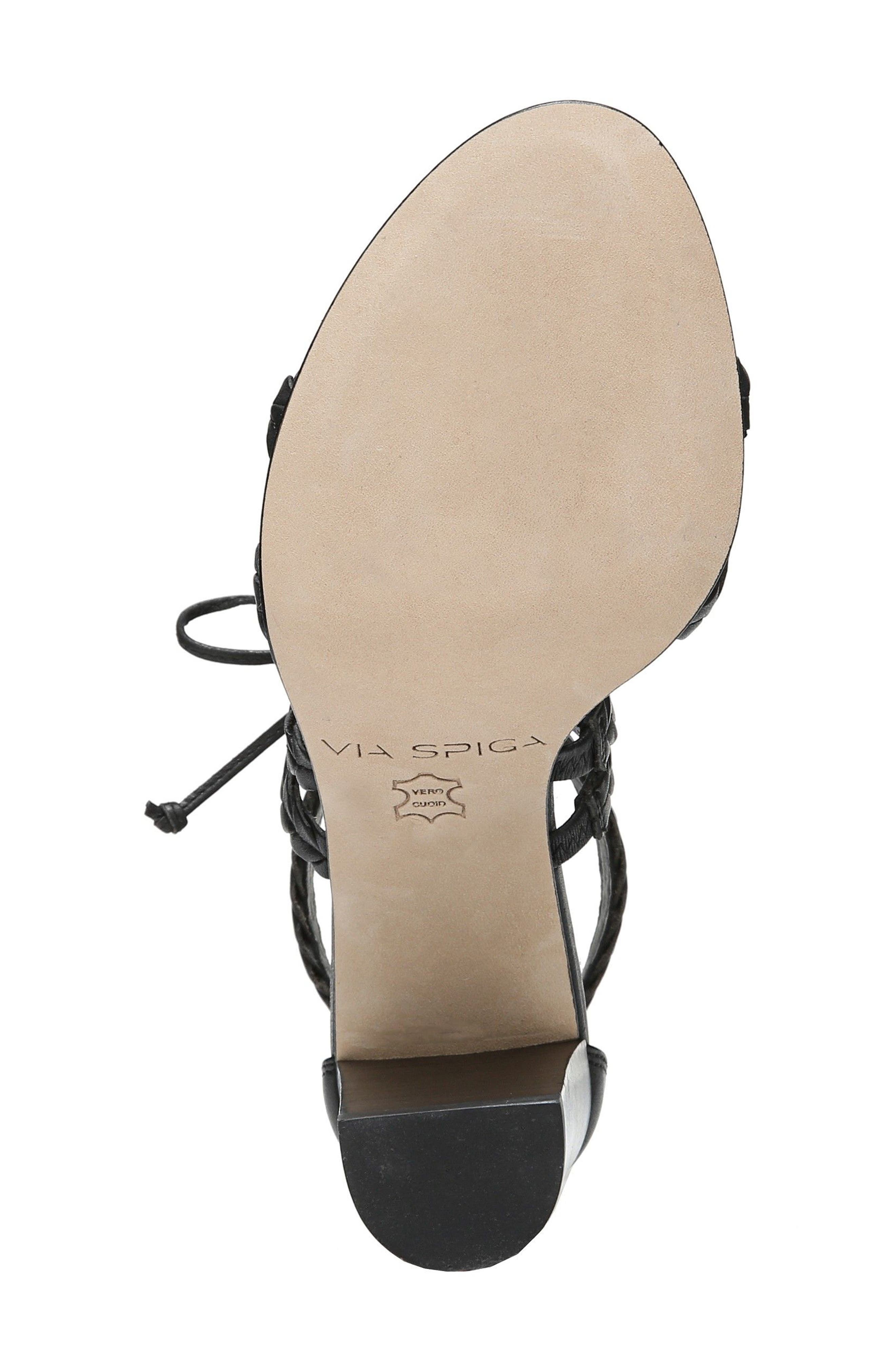 Via Spiga Gardenia Lace-Up Sandal, Alternate, color, 