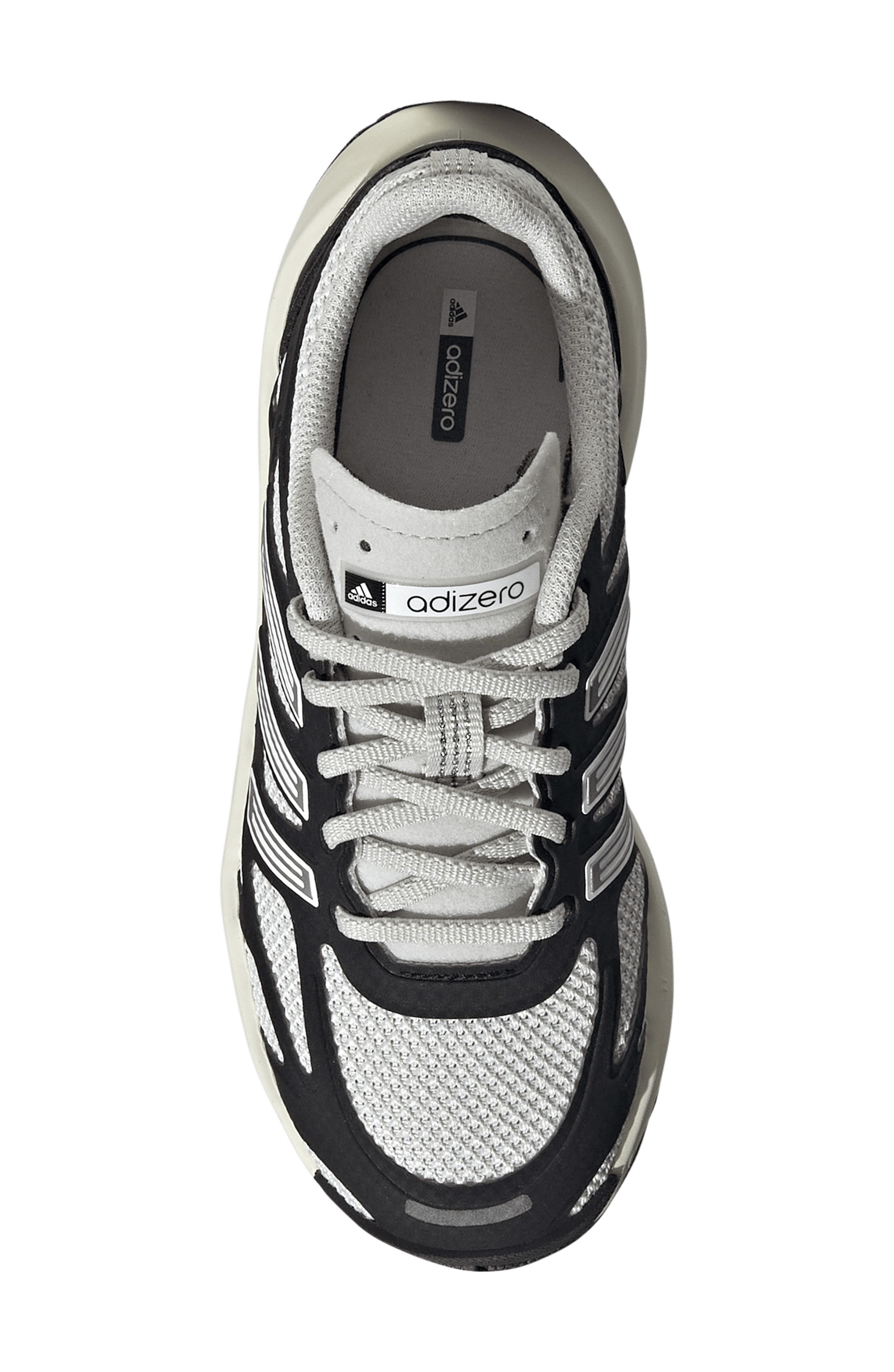 adidas Kids' Adizero Aruku Sneaker, Alternate, color, Black/ White/ Grey