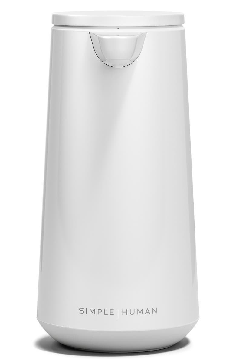 simplehuman Rechargeable Sensor Pump Foam Soap Dispenser, Alternate, color, White