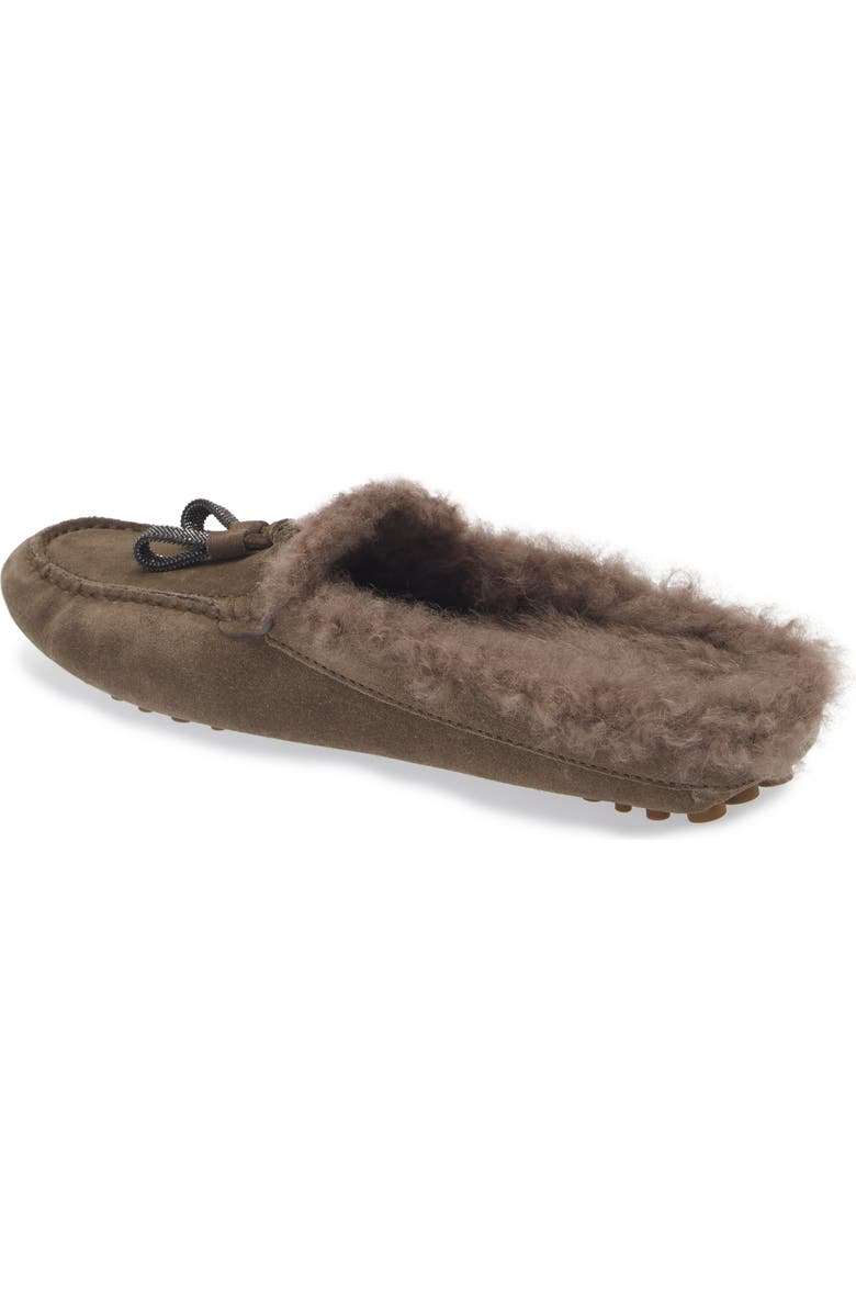 Brunello Cucinelli Genuine Shearling Slipper, Alternate, color,