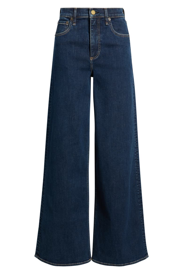 Flexi Sofie High Waist Wide Leg Jeans, Main, color, WELL BROOK
