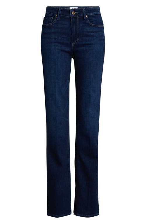 Paige Womens Laurel Canyon Flared Stretch-denim Blend Jeans Berlin In Blue