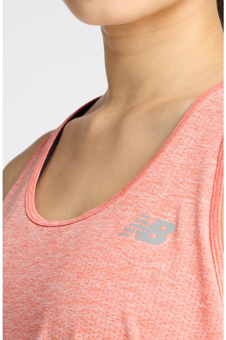 Essential Racerback Tank, Main, color, FLARE HEATHER