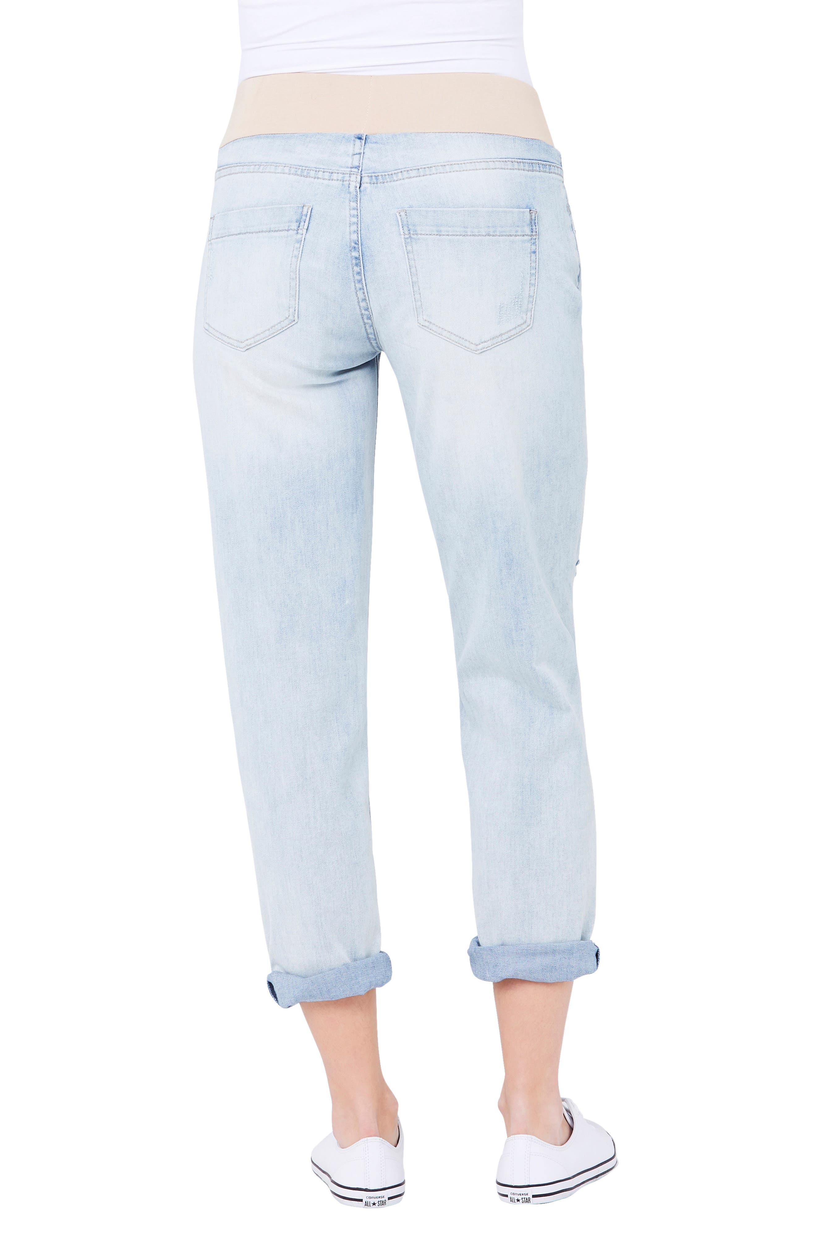 Baxter Ripped Maternity Boyfriend Jeans - image 2