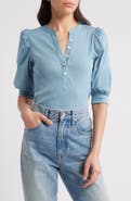 Veronica Beard Coralee Front Button Blouse