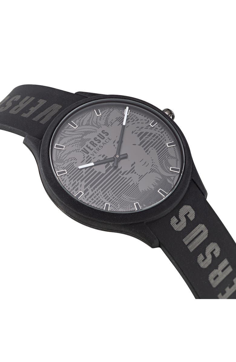 VERSUS Versace Domus Silicone Strap Watch, 44mm, Alternate, color, 