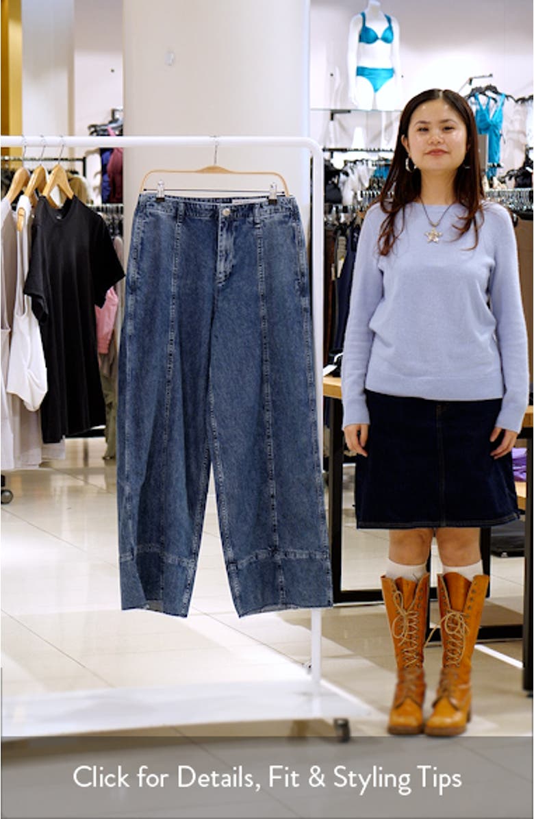 Arianna High Waist Wide Leg Jeans, sales video thumbnail