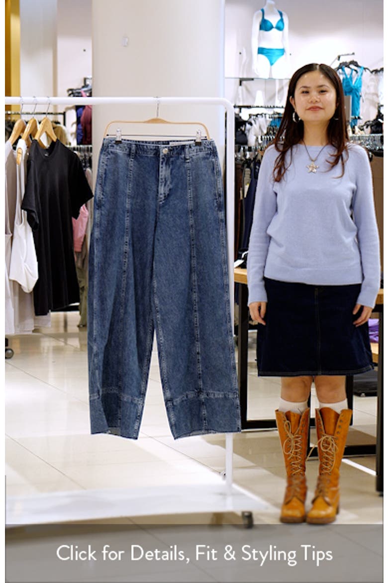 Arianna High Waist Wide Leg Jeans video