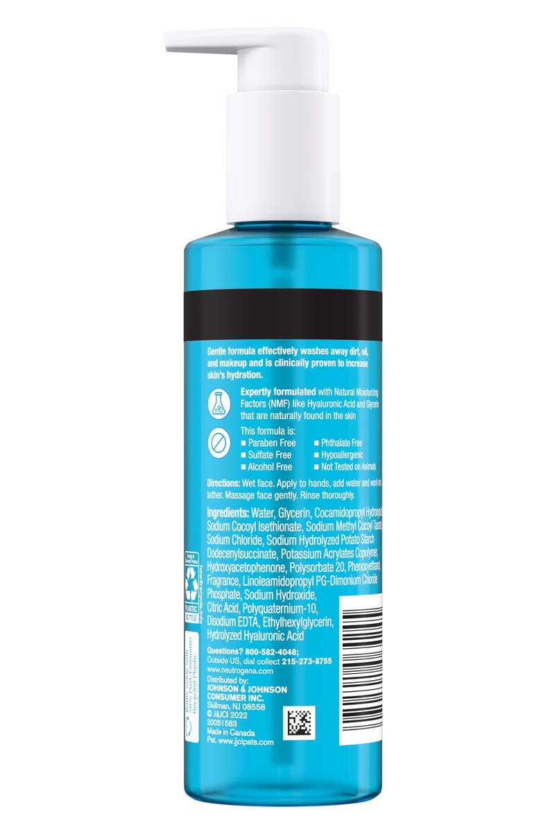 NEUTROGENA Hydro Boost Hydrating Gel Cleanser, Alternate, color,