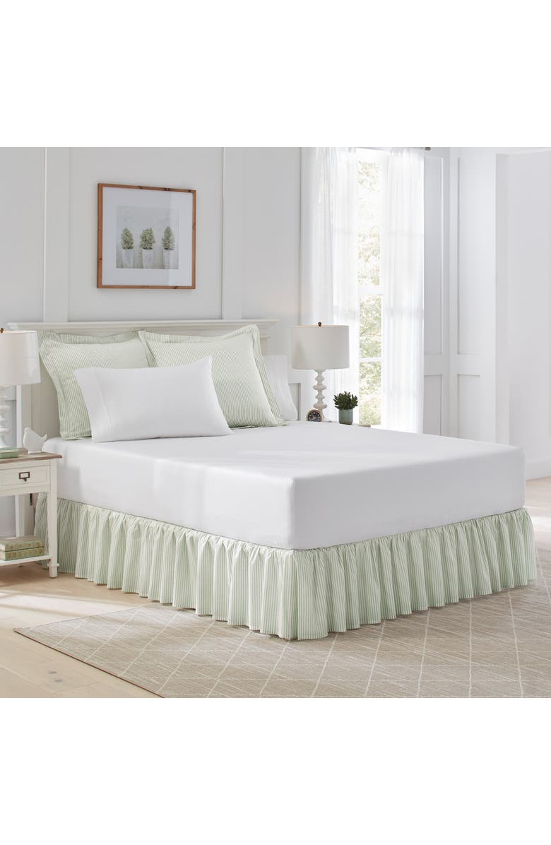 Laura Ashley Classics 2-Pack Cotton Shams, Alternate, color, Sage