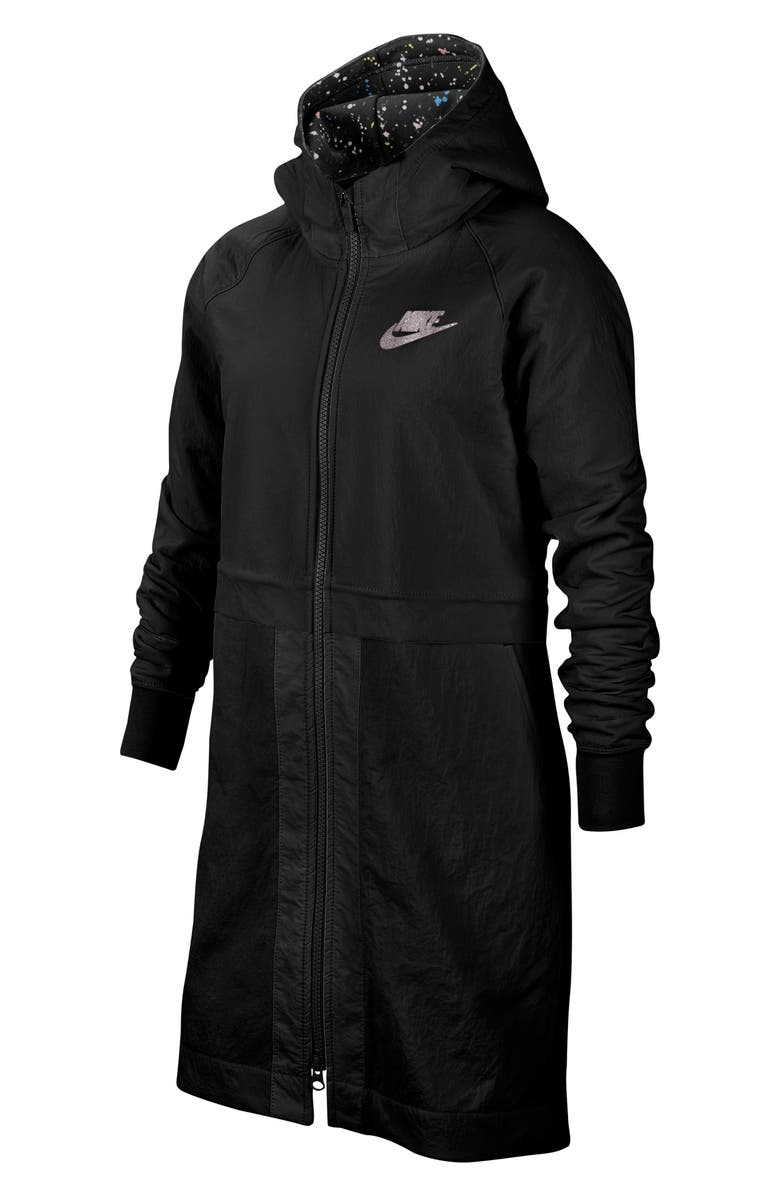 Nike Sportswear Fleece Lined Parka, Main, color, 