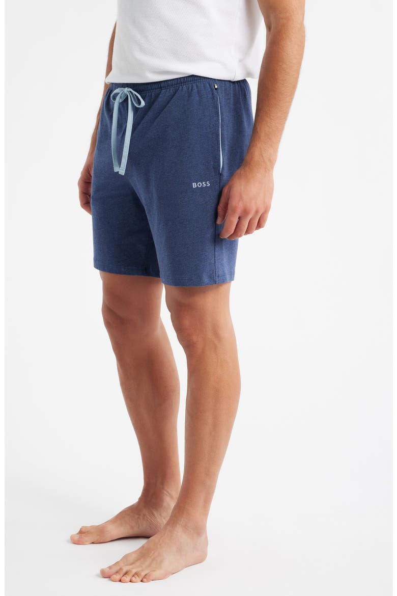 Mix Match Stretch Cotton Pajama Shorts, Alternate, color, OPEN BLUE