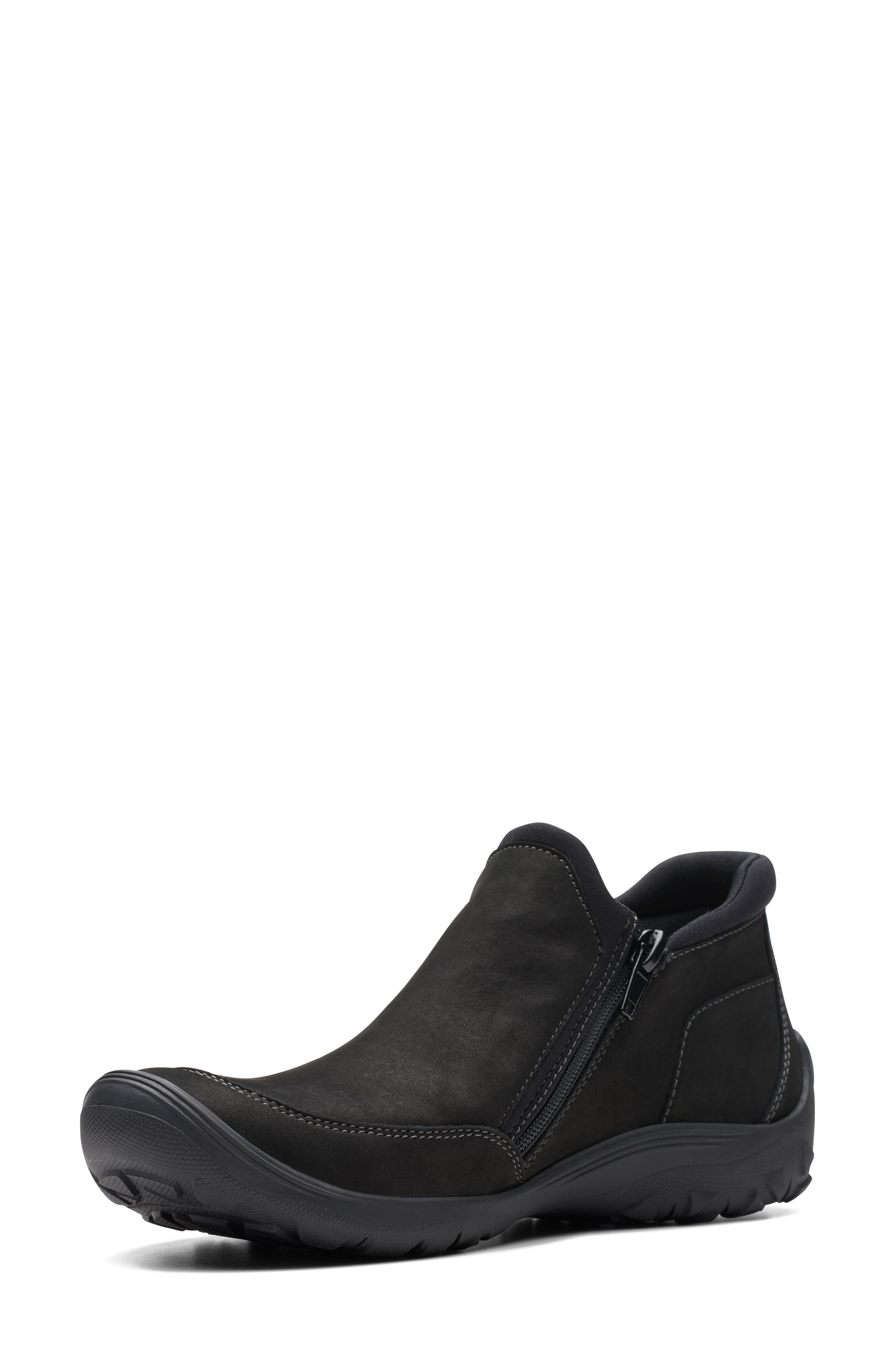 Clarks<sup>®</sup> Fiana Bay Bootie, Alternate, color, Black Nubuck