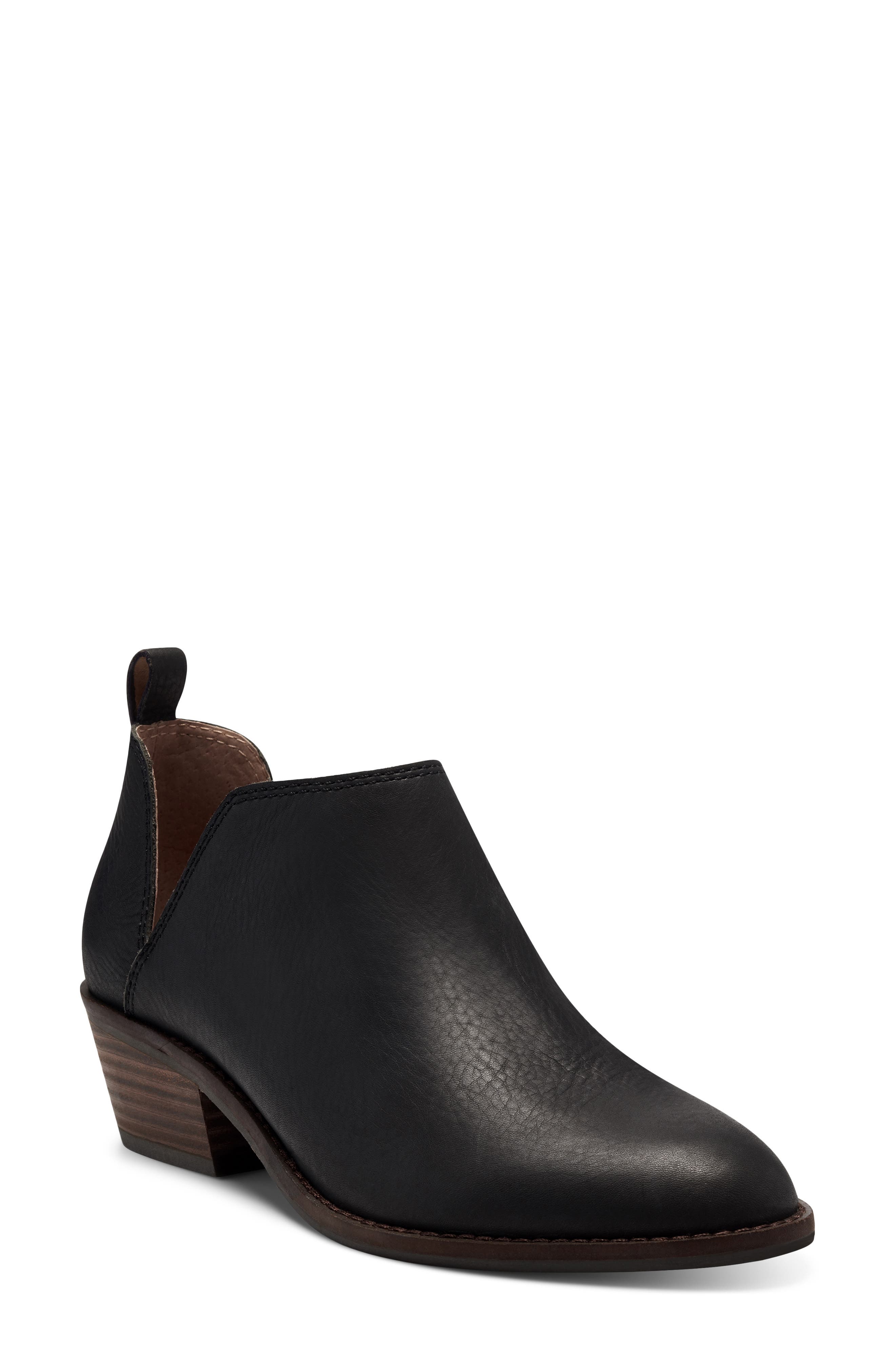 Lucky Brand Fayth Bootie, Main, color, Black Fridays
