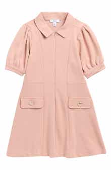 Reiss Kids' Anna Puff Sleeve Shirtdress