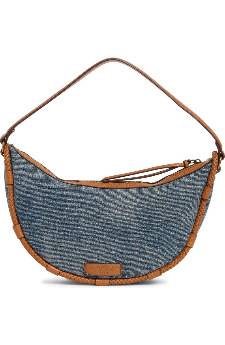 Lucky Brand Ezri Denim Shoulder Bag, Alternate, color, Denim